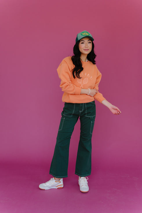 Mali-boo Babe Pullover// Peach